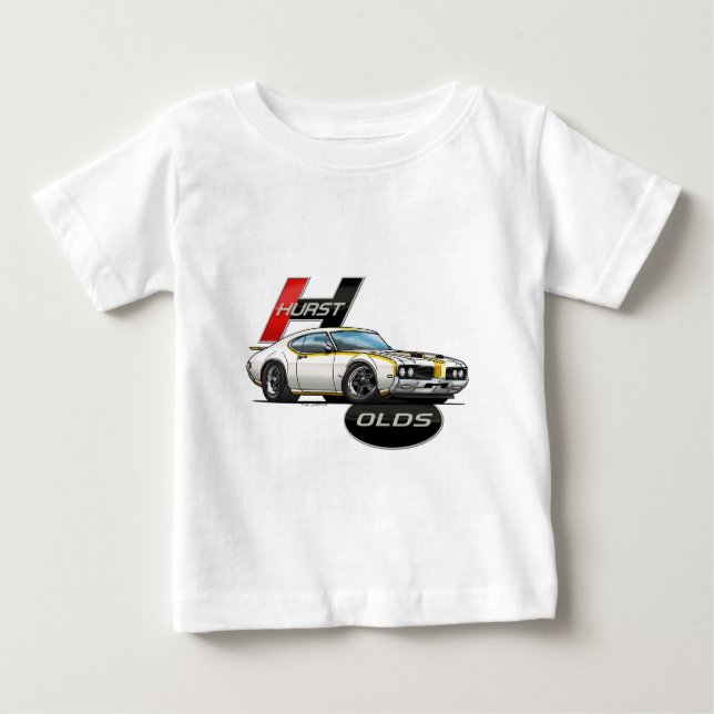 1969 Hurst Olds Cutlass Baby T-Shirt (Front)