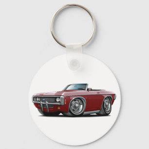 1969 Impala Maroon Convert Key Ring
