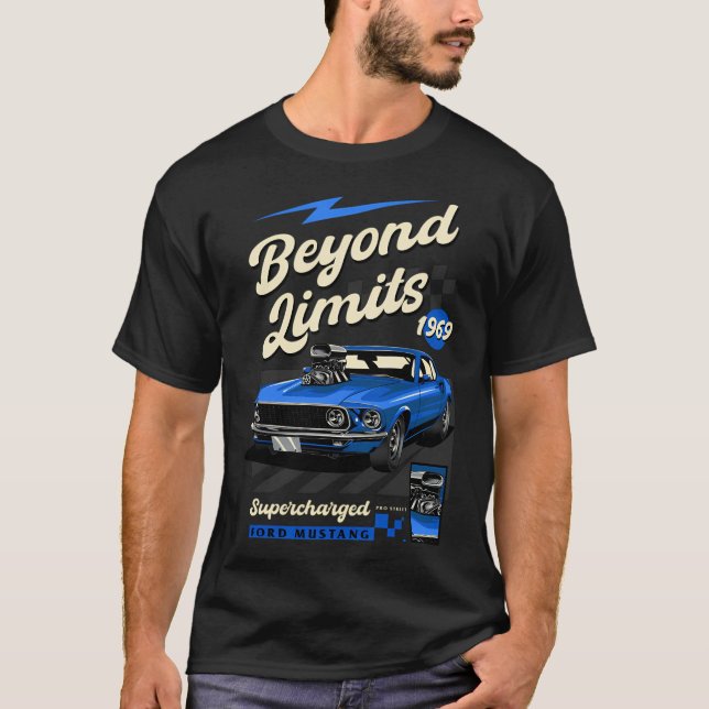 1969 Mustang Mach Beyond Limits T-Shirt (Front)