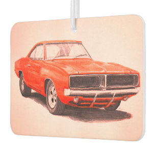 1969 Orange Charger Air Freshener