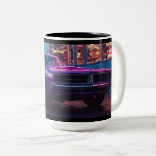 1969 Plum Crazy Purple Charger RT Two-Tone Coffee Mug