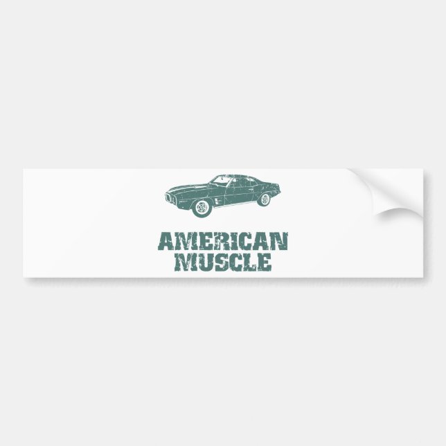 1969 Pontiac Firebird Bumper Sticker (Front)