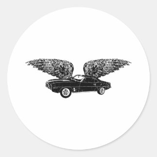 1969 Pontiac Firebird Classic Round Sticker