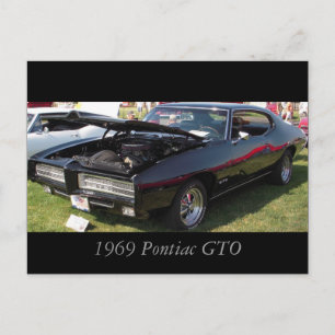 1969 Pontiac GTO Postcard