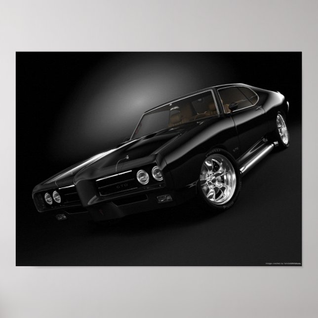 1969 pontiac gto"The judge" - Customised Poster (Front)