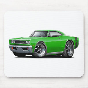 1969 Super Bee Green Car Mouse Pad