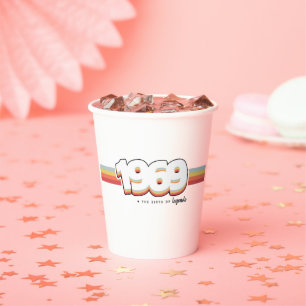 1969 The birth of legends Paper Cups