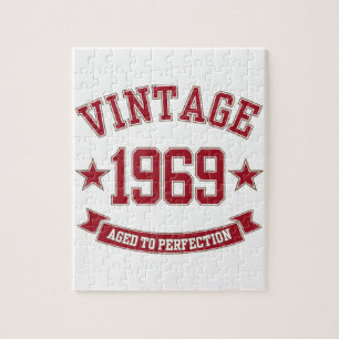 1969 Vintage Aged To Perfection Jigsaw Puzzle