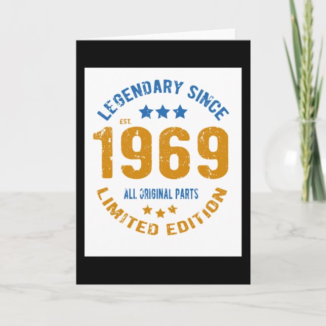 1969 Vintage Birthday Card (Front)