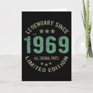1969 Vintage Birthday Card