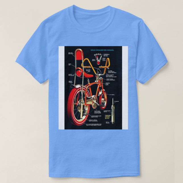 1969 Wild Dragster Bike T-Shirt (Design Front)