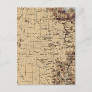 196 Value lumber, timber/sq mile Postcard