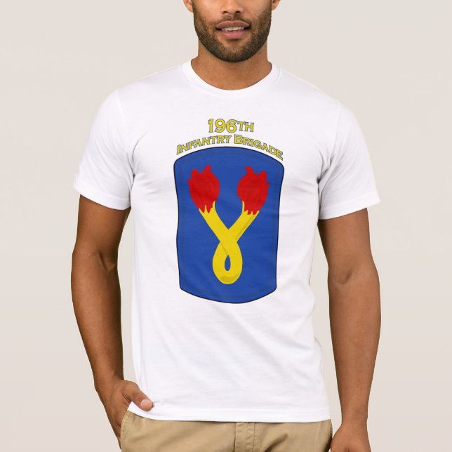 196th Infantry Brigade shoulder patch T-shirt (Front)