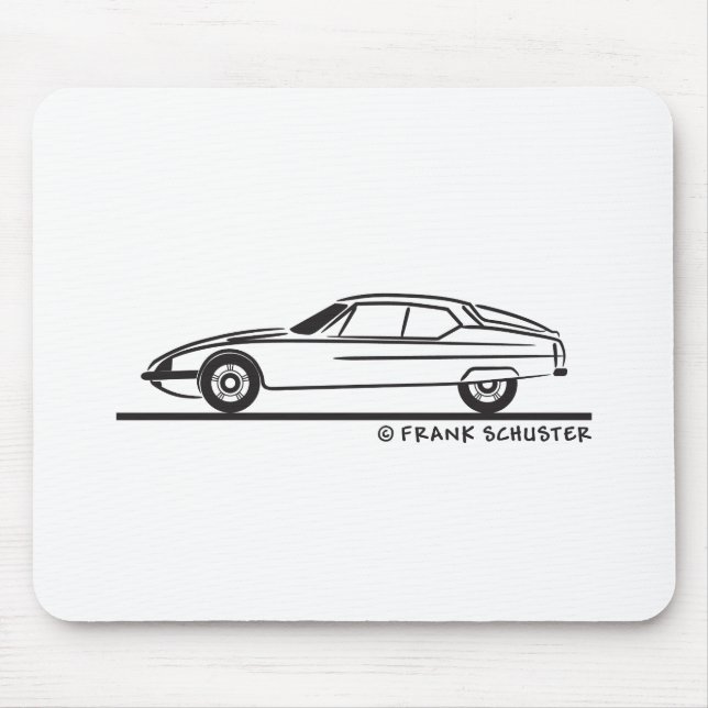 1970 - 1975 Citroën SM Mouse Pad (Front)