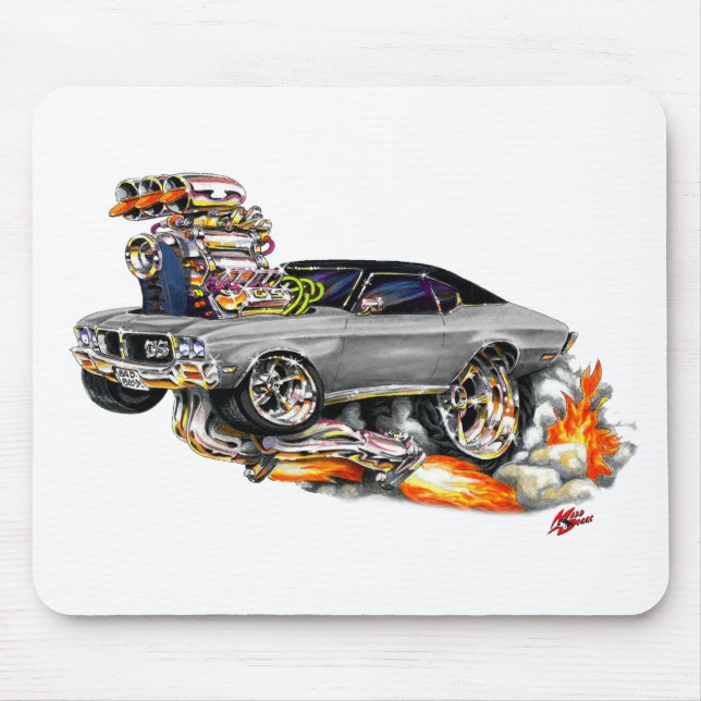 1970-72 Buick GS Grey Car Mouse Pad (Front)