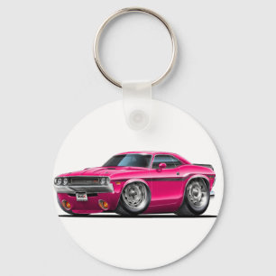 1970-72 Challenger Pink Car Key Ring