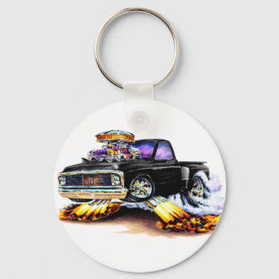 1970-72 Chevy C10 Black Truck Key Ring