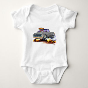 1970-72 Chevy C10 Grey Longbed Baby Bodysuit