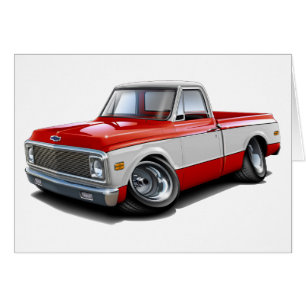 1970-72 Chevy C10 Red-White Truck
