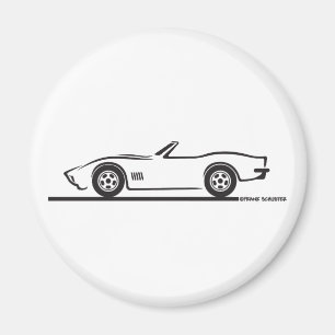 1970-72 Corvette Convertible Magnet