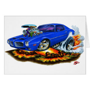 1970-72 Firebird Blue Car