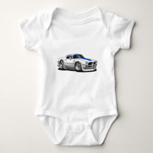 1970/72 Trans Am White Car Baby Bodysuit