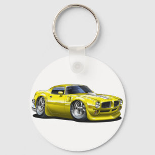 1970/72 Trans Am Yellow Car Key Ring