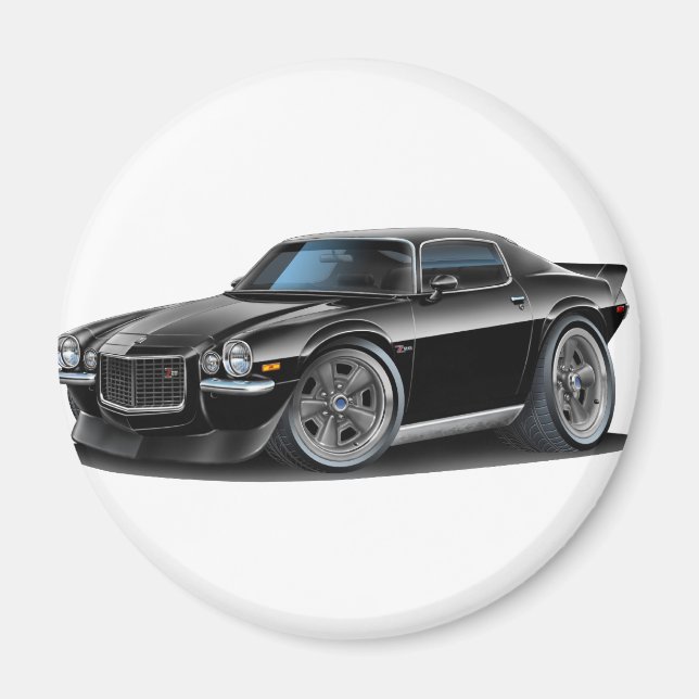 1970-73 Camaro Black Car Magnet (Front)