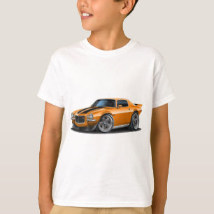 1970-73 Camaro Orn/Blk Car T-Shirt