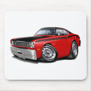 1970-74 Duster 340 Red Car Mouse Pad
