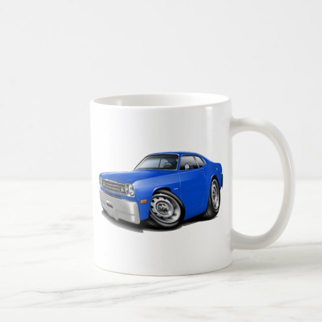 1970-74 Duster Blue Car Coffee Mug (Right)