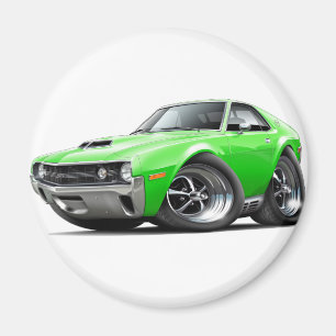 1970 AMX Lime Car Magnet