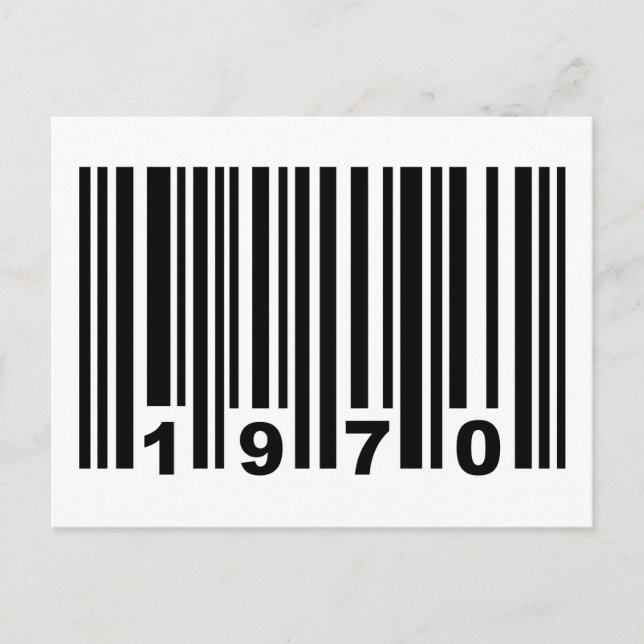 1970 barcode postcard (Front)