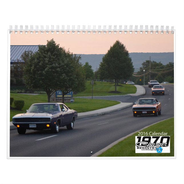 1970 Charger Registry - 2016 Calendar (Cover)