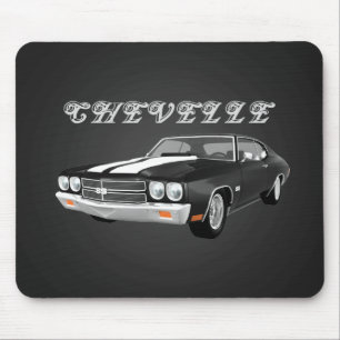 1970 Chevelle SS: Black Finish: Mousepad
