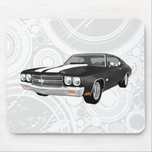 1970 Chevelle SS: Black Finish: Mousepad