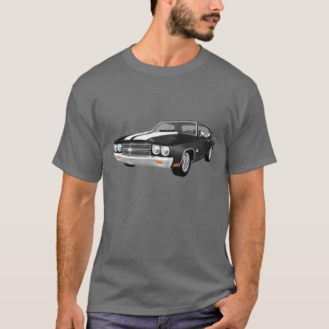 1970 Chevelle SS: Black Finish: T-Shirt (Front)
