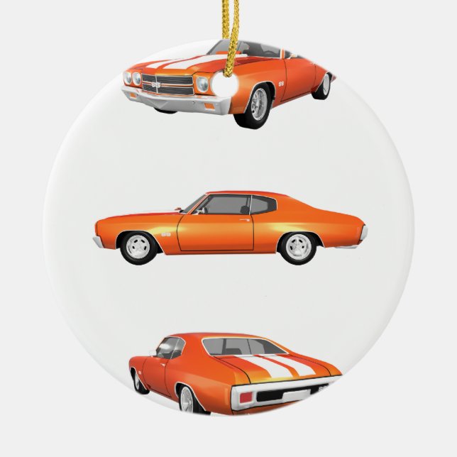 1970 Chevelle SS: Ceramic Tree Decoration (Front)