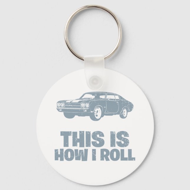 1970 Chevrolet Chevelle SS 454 Key Ring (Front)