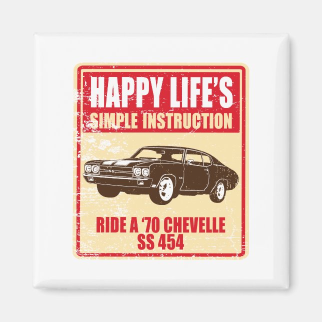 1970 Chevrolet Chevelle SS 454 Magnet (Front)