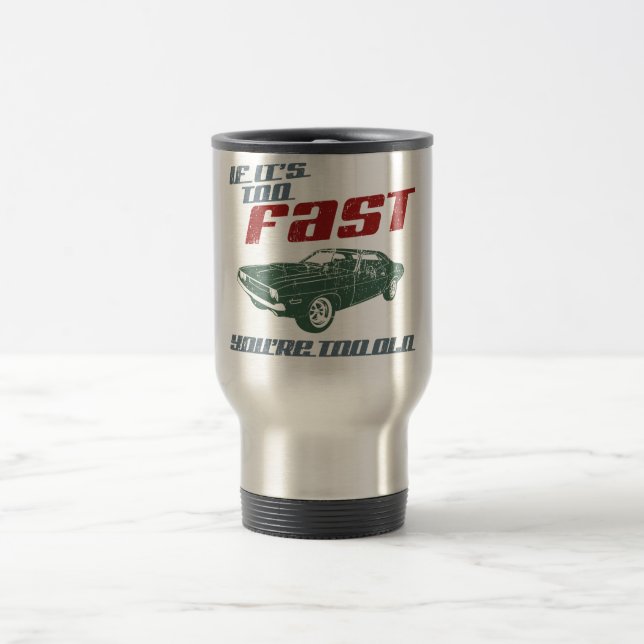 1970 Dodge Challenger Travel Mug (Center)