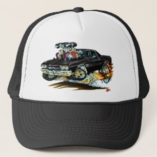 1970 El Camino Black Truck Trucker Hat