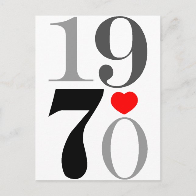 1970 GRAPHIC POSTCARD (Front)