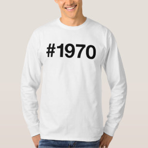 1970 Hashtag 55 Years Birthday Anniversary T-Shirt