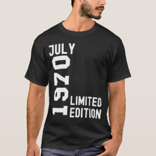 1970 July  Happy Birthday Party T-Shirt