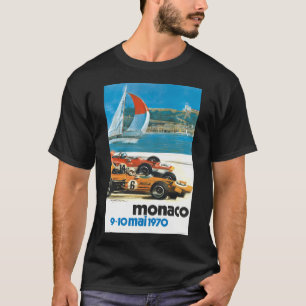 1970 Monaco Grand Prix Racing Poster T-Shirt