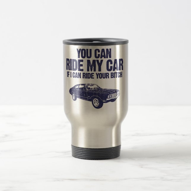 1970 Oldsmobile 442 Travel Mug (Center)