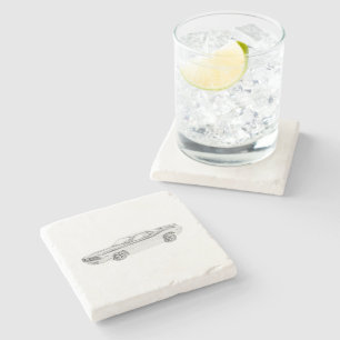 1970 Plymouth Barracuda Stone Coaster