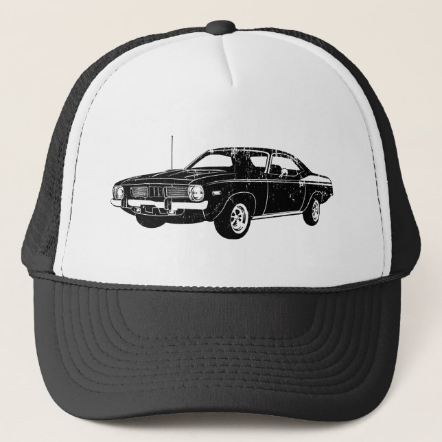 1970 Plymouth Barracuda Trucker Hat (Front)