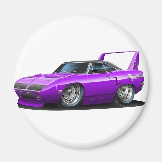 1970 Plymouth Superbird Purple Car Magnet (Front)